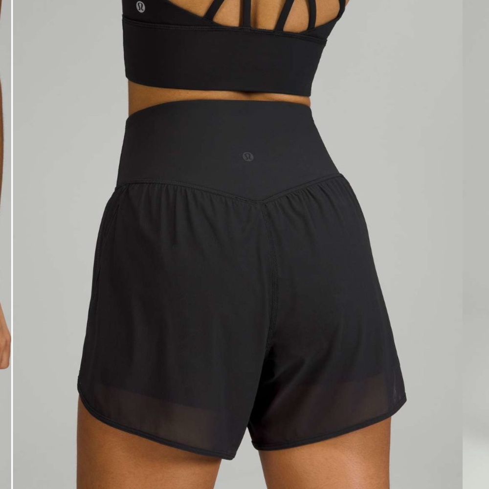 Lululemon Nulu & Mesh High-Rise Yoga Shorts
